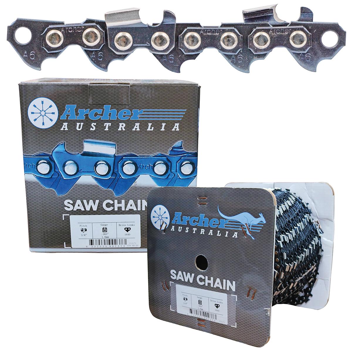 Archer Chain Reel - 3/8", .063", 100ft, Full Chisel