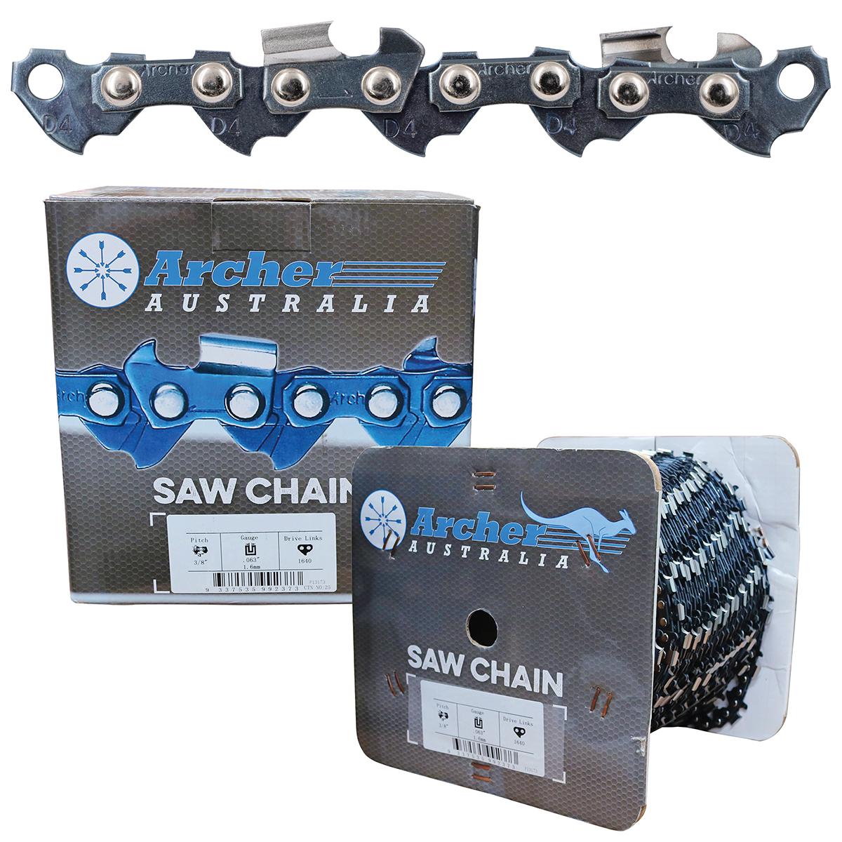 Archer Chain Reel - 3/8" LP, .043", 100ft, Full Chisel