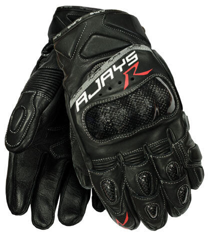 Rjays Short Cobra 2 Carbon Leather Gloves - Black 3X-Large
