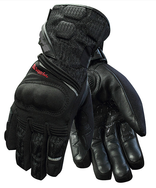 Rjays Booster Mens Motorcycle Road Gloves - Black 2X-Large