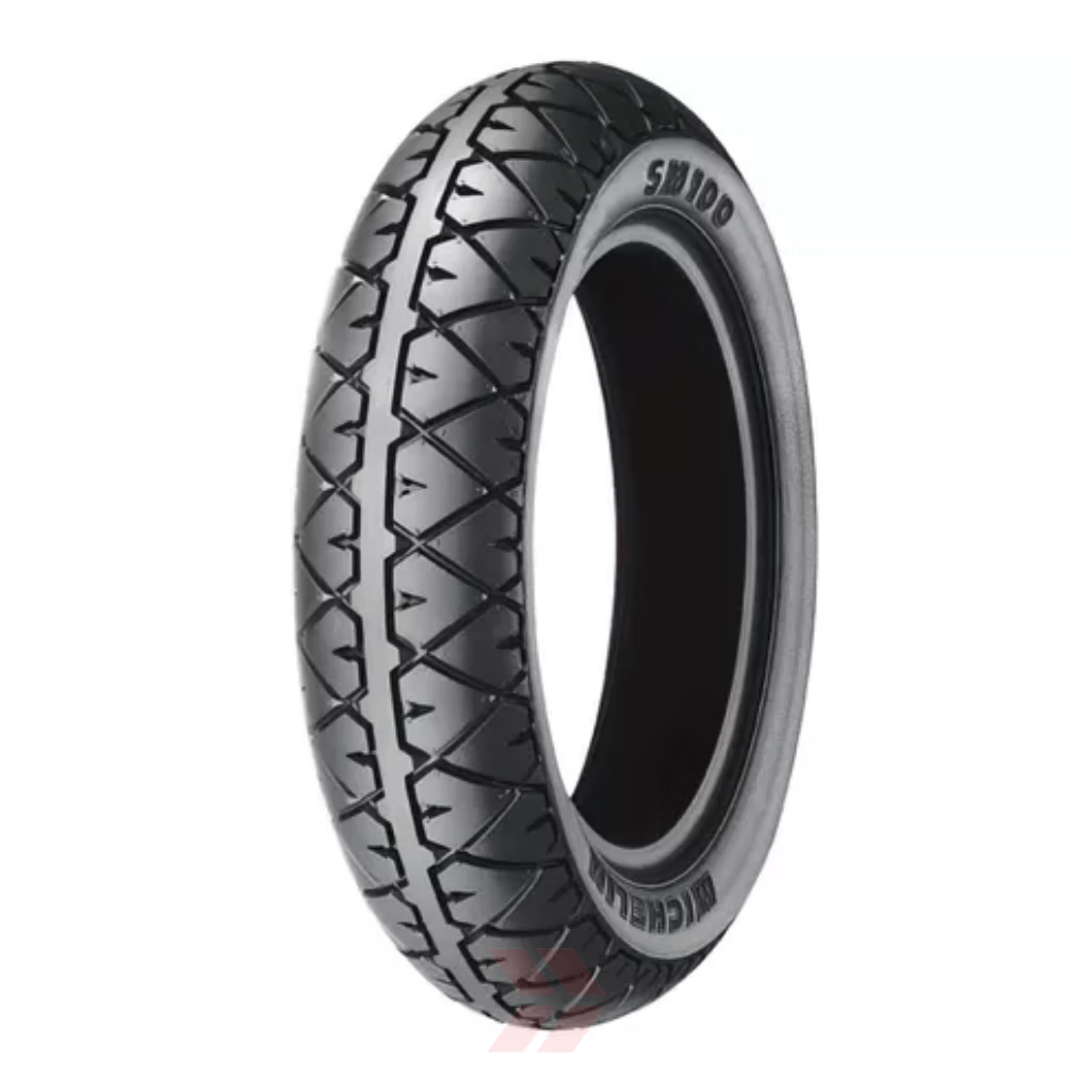Michelin SM100 Front or Rear Tyre 3.00-10 50J Tubeless/Tube Type