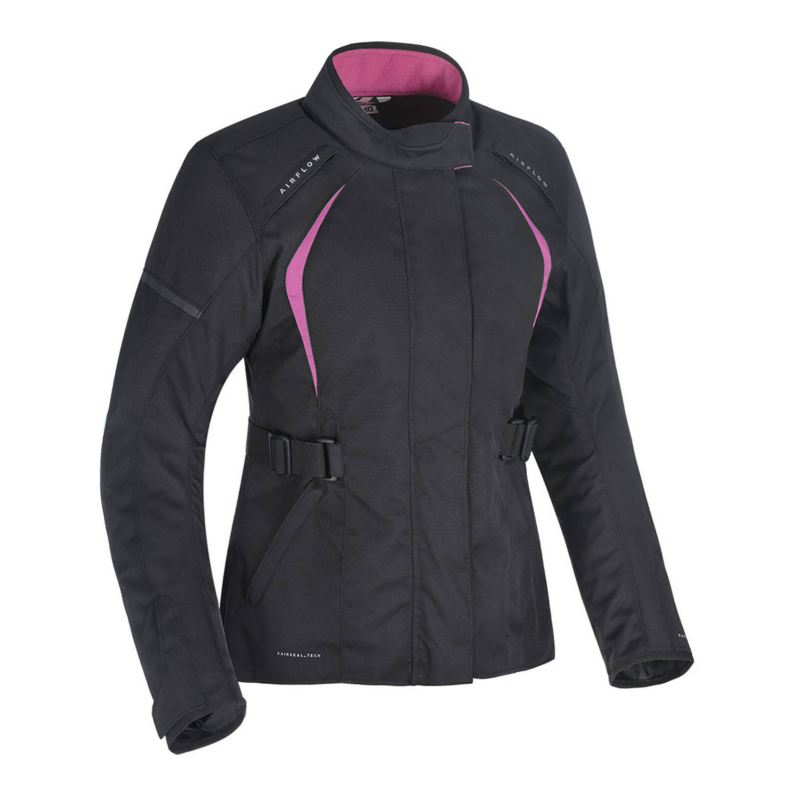 Oxford Ladies Dakota 2.0 Motorcycle Jacket - Black / Pink - 8