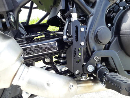SRC Himalayan Rear Brake Master Cylinder Guard  Black Powder Coat Steel 2016 - 2023