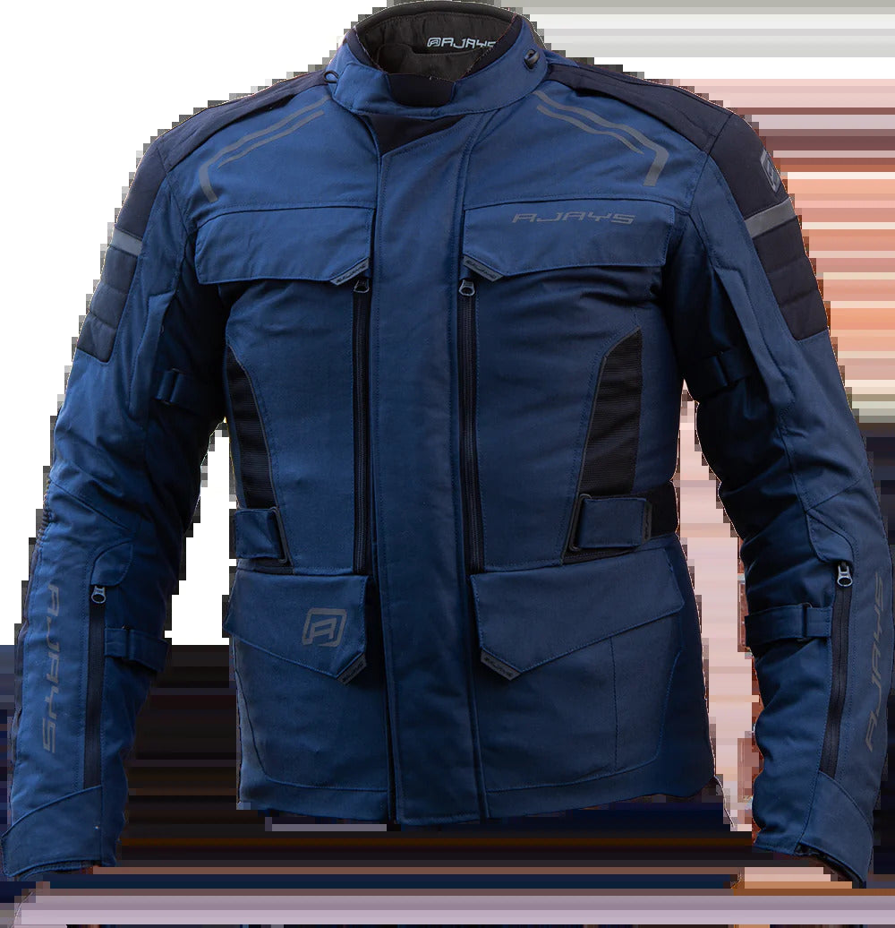Rjays Tour Motorcycle Jacket - Blue/Black - Medium