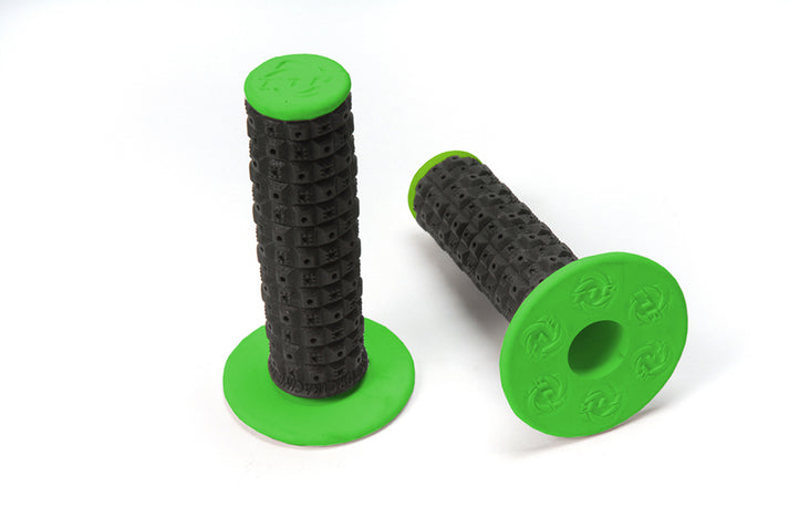 Torc 1 Mx/Enduro Dual Compound Grip Black/Green With Grip Glue