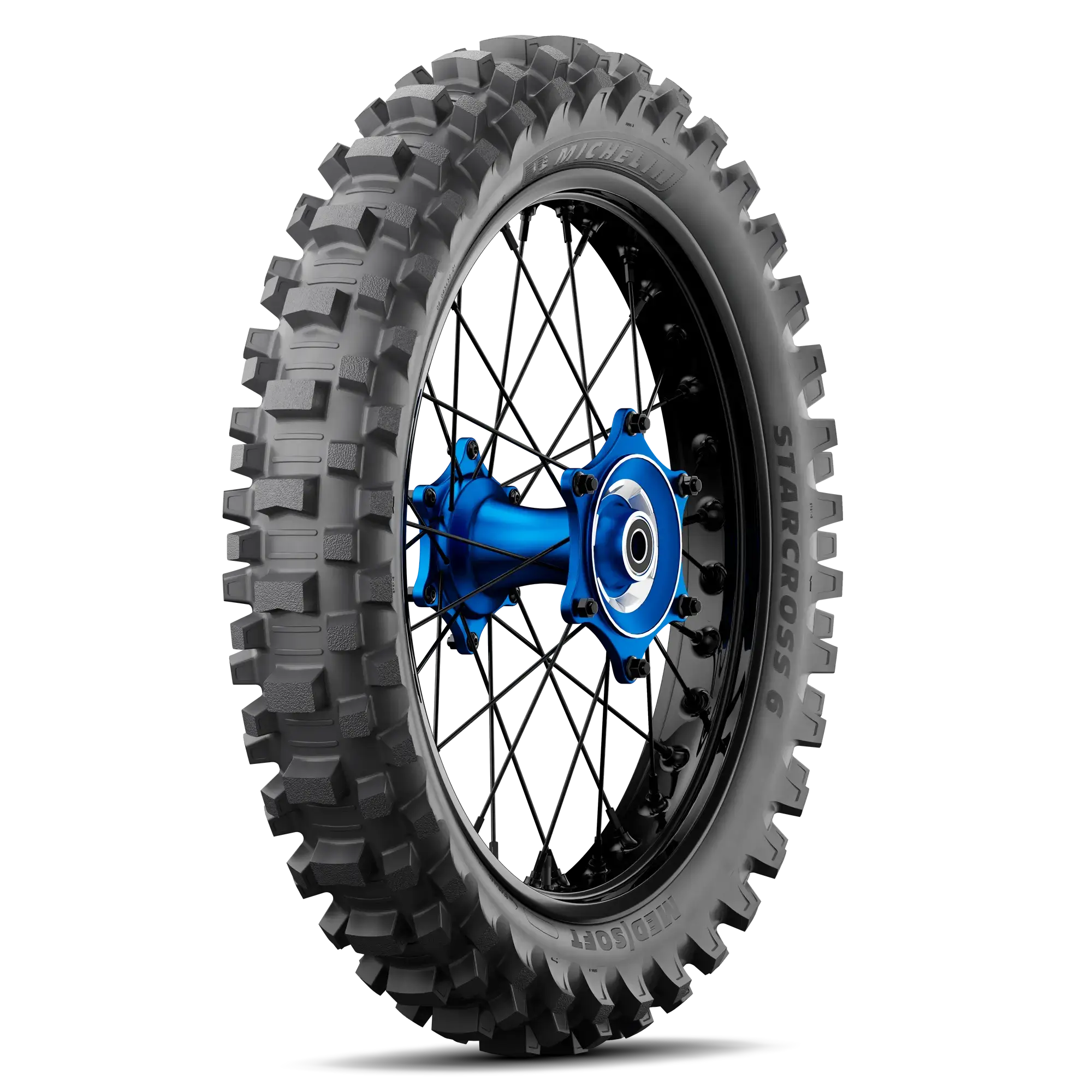 Michelin Starcross 6 Medium/Soft Rear Tyre 110/100-18 64M Tube Type