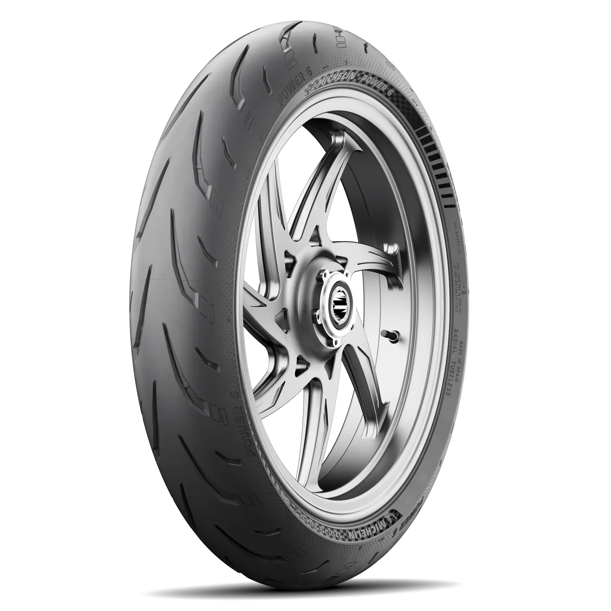 Michelin Power 6 Front Tyre 110/70 ZR-17 M/C 54W Tubeless