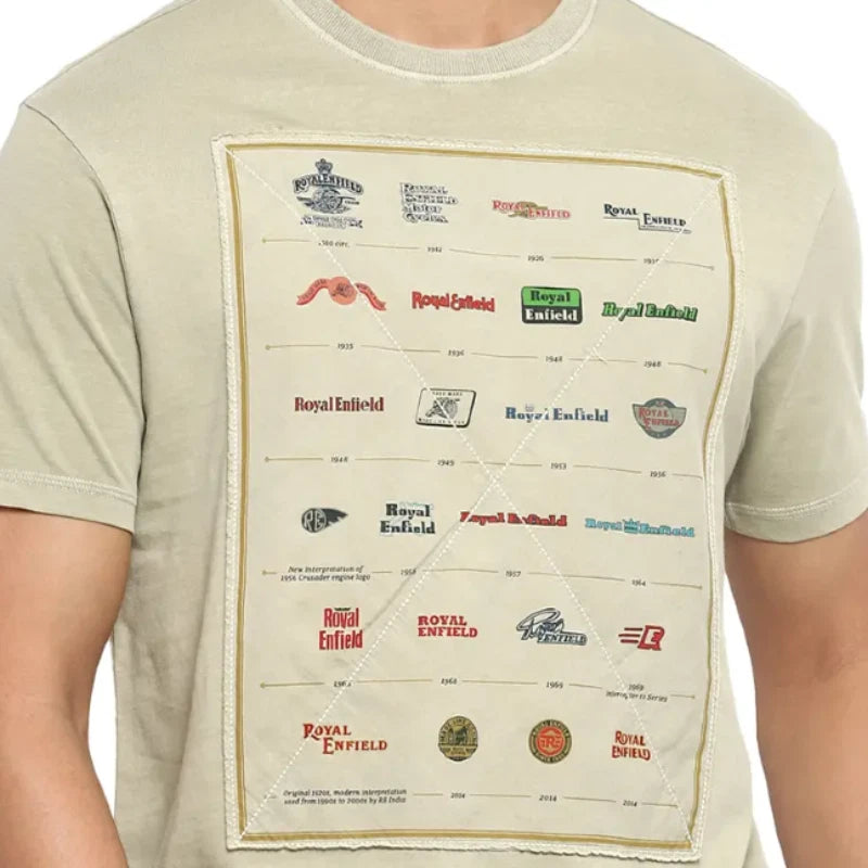 Royal Enfield 120th Year T-shirt Olive Small