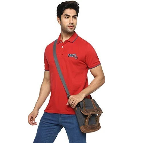 Royal Enfield Motorcycling Polo Shirt Red 2XL