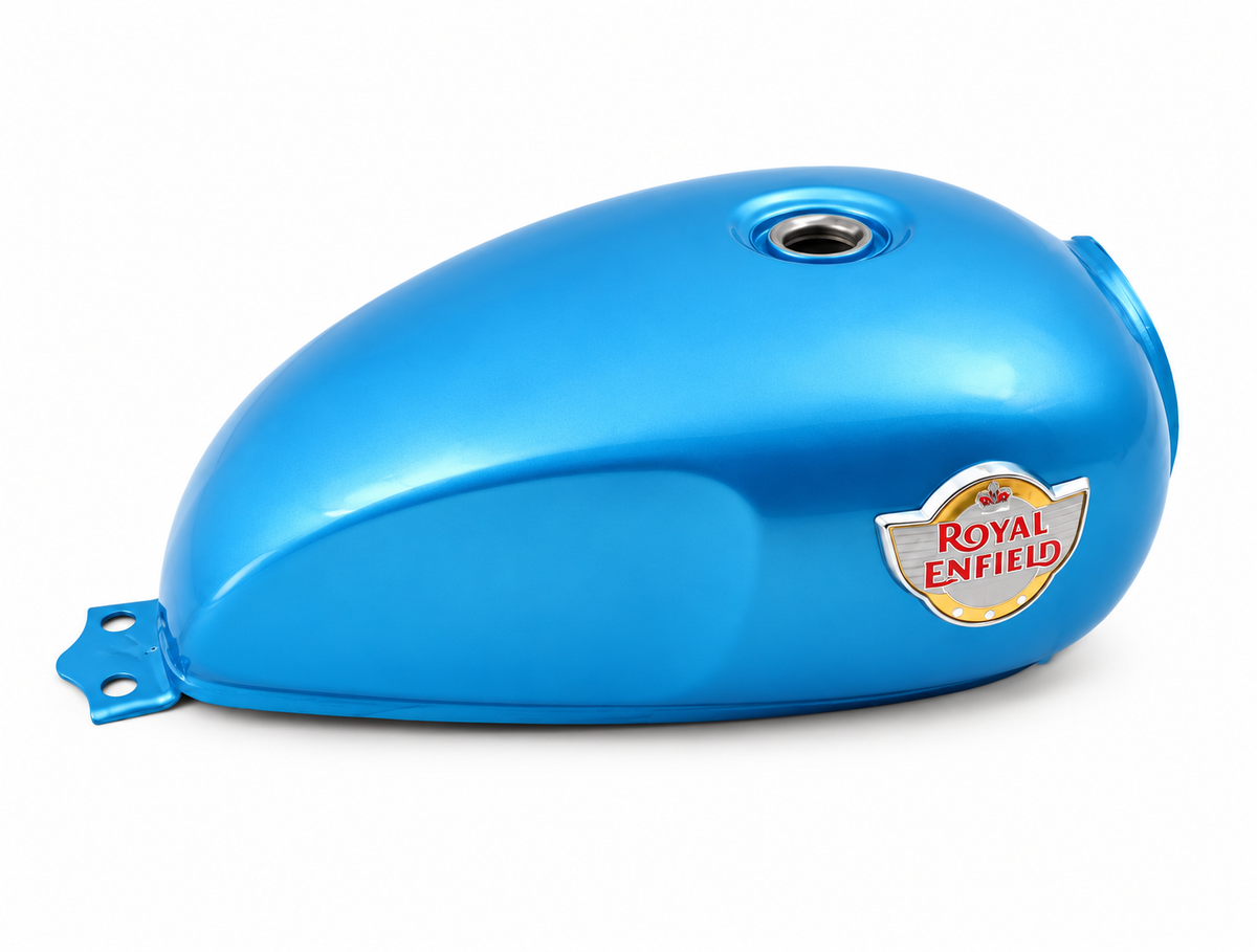 Royal Enfield Interceptor 650 Fuel Tank Painted Ventura Blue
